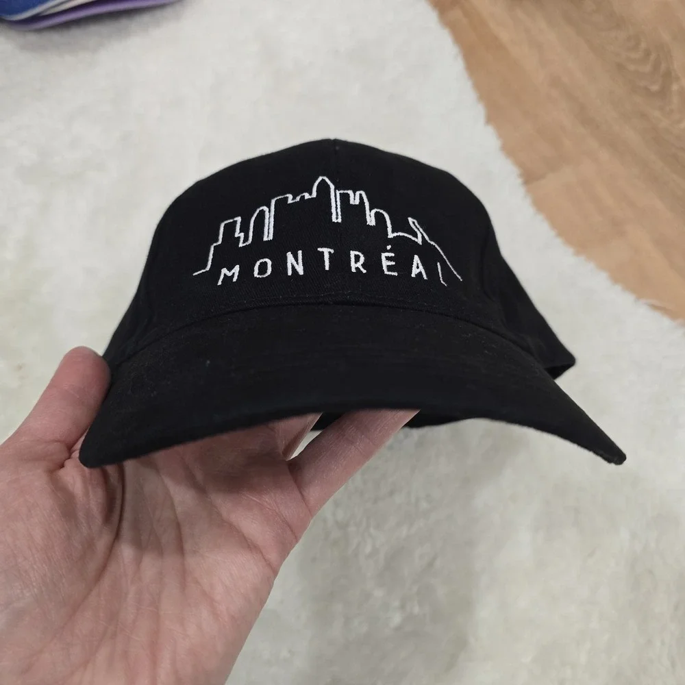 Ensenada Baja Mexico Whale Souvenir‎ Baseball Cap Hat - Black - Embroidered